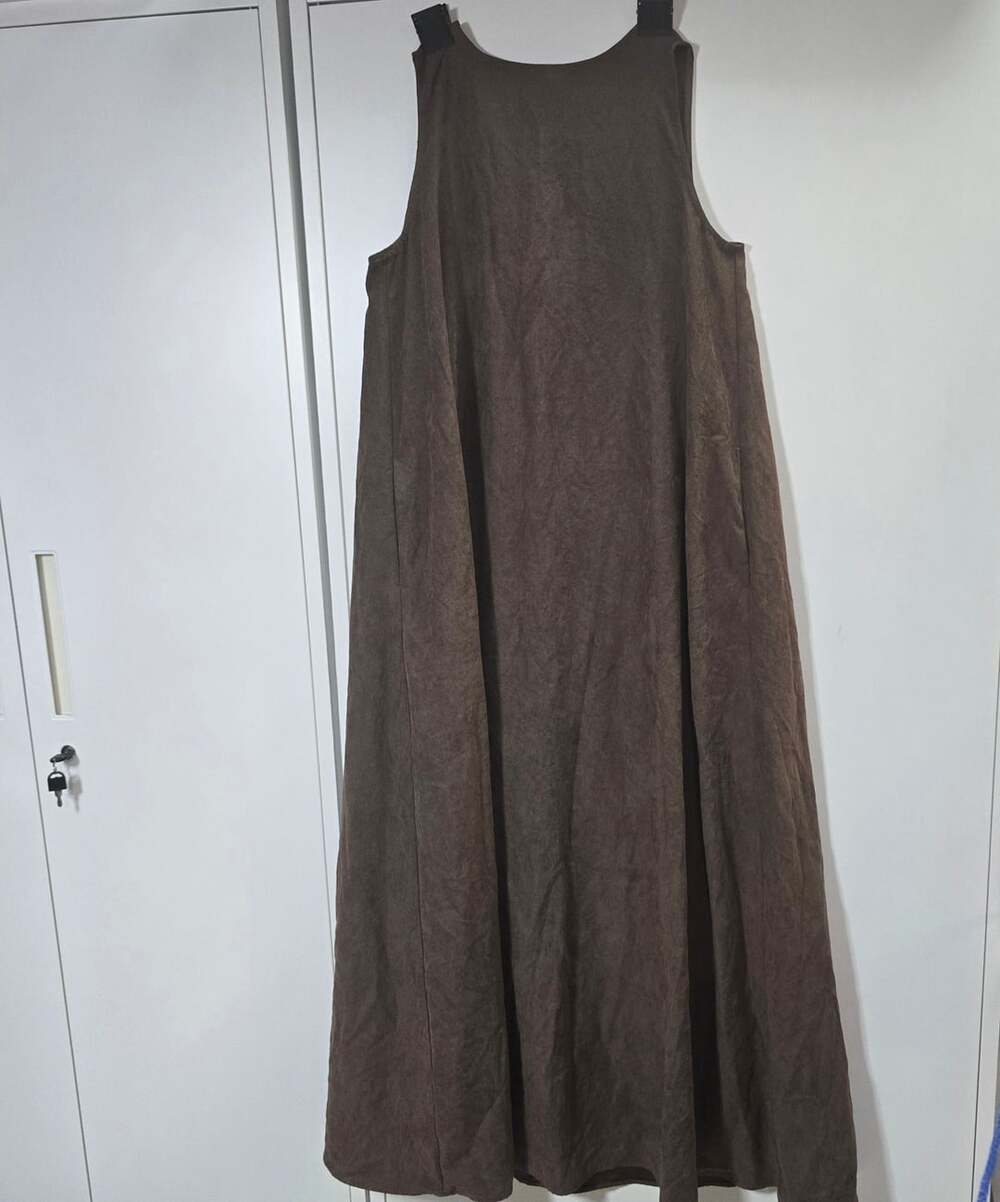 A New Day Sleeveless Swing Maxi Dress Brown